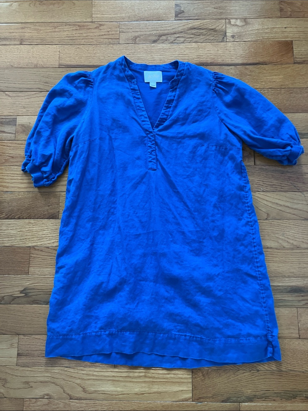 Lilly Pulitzer - Women’s Royal Blue Mialeigh Linen Dress - 14
